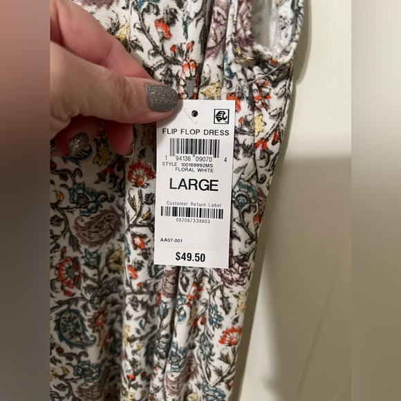 Style & Co sleeveless dress with pockets size L NWT - Picture 3 of 8